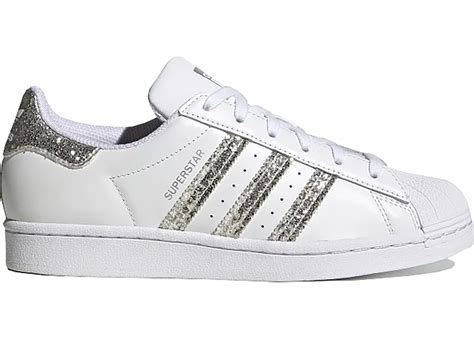 adidas damen schuhe glitzer|adidas Superstar White Silver Glitter (Women's) .